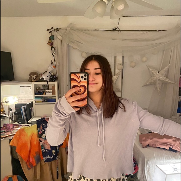 Size medium blue waffle sweatshirt - Picture 2 of 4